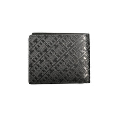 Cartera de cuero negra para hombre de Tommy Hilfiger