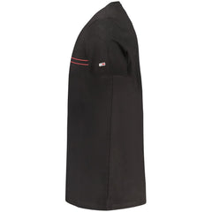Camiseta negra de algodón Tommy Hilfiger para hombre