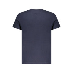 Camiseta azul de algodón Tommy Hilfiger para hombre