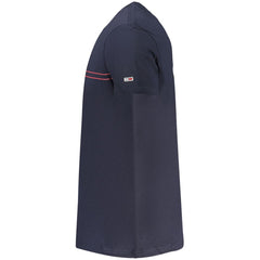 Camiseta azul de algodón Tommy Hilfiger para hombre