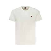 Camiseta blanca de algodón Tommy Hilfiger para hombre