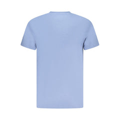 Camiseta azul de algodón Tommy Hilfiger para hombre