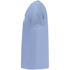 Camiseta azul de algodón Tommy Hilfiger para hombre