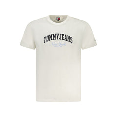 Camiseta blanca de algodón Tommy Hilfiger para hombre