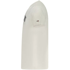 Camiseta blanca de algodón Tommy Hilfiger para hombre