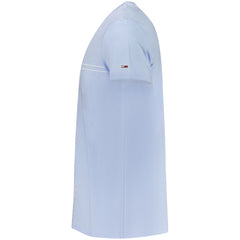 Camiseta azul de algodón Tommy Hilfiger para hombre