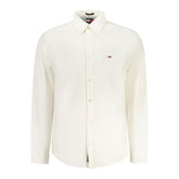 Camisa blanca de algodón Tommy Hilfiger para hombre