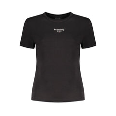 Camisetas y tops de algodón negros de Tommy Hilfiger