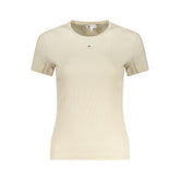 Camisetas y tops de algodón beige de Tommy Hilfiger