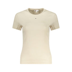 Camisetas y tops de algodón beige de Tommy Hilfiger