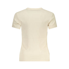 Camisetas y tops de algodón beige de Tommy Hilfiger