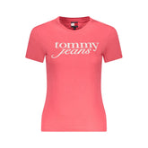 Tommy Hilfiger Pink Cotton Tops & T-Shirt