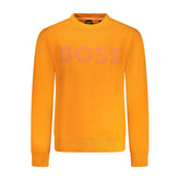Suéter de algodón naranja de Hugo Boss