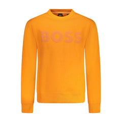 Suéter de algodón naranja de Hugo Boss