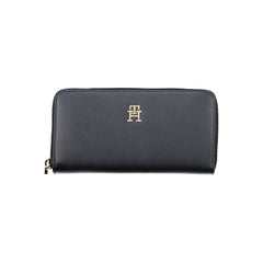 Cartera de poliéster azul Tommy Hilfiger