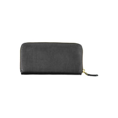 Cartera de cuero negra Ralph Lauren