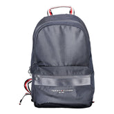 Mochila de poliéster azul Tommy Hilfiger