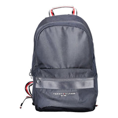 Mochila de poliéster azul Tommy Hilfiger