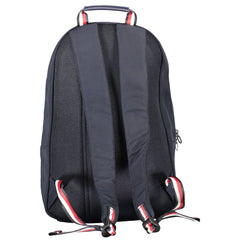 Mochila de poliéster azul Tommy Hilfiger