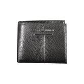 Cartera de cuero negra Tommy Hilfiger