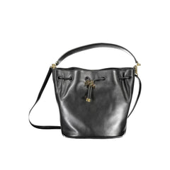 Bolso de mano de cuero negro Ralph Lauren