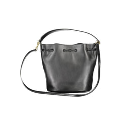 Bolso de mano de cuero negro Ralph Lauren