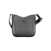 Bolso de mano de cuero negro Ralph Lauren
