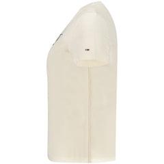 Camisetas y tops de algodón beige de Tommy Hilfiger