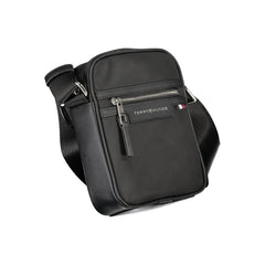 Bolso de hombro de poliéster negro de Tommy Hilfiger