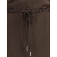 Brunello Cucinelli Vestido Largo De Satén