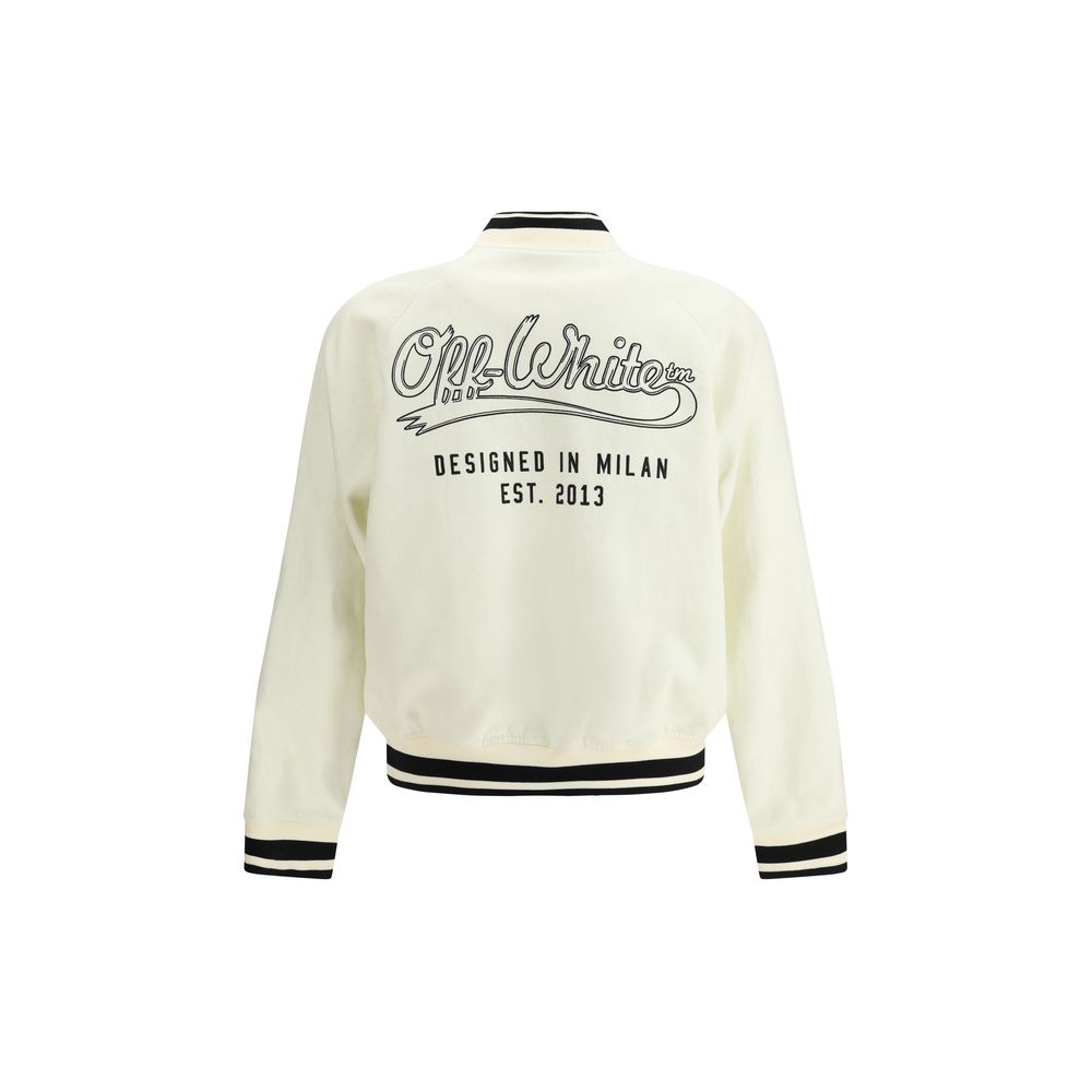 Chaqueta de recuerdo de color blanco roto