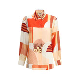Camisa de patchwork de Fendi