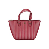 Bolso de mano rojo de polietileno Tommy Hilfiger