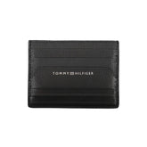 Cartera de cuero negra Tommy Hilfiger
