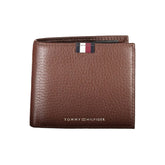 Cartera de cuero marrón de Tommy Hilfiger