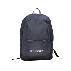 Mochila de poliéster azul Tommy Hilfiger