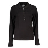Polo de algodón negro de Tommy Hilfiger