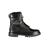 Bota de poliéster negra de Tommy Hilfiger