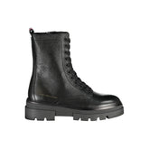 Bota de poliéster negra de Tommy Hilfiger