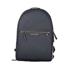 Mochila de poliéster azul Tommy Hilfiger