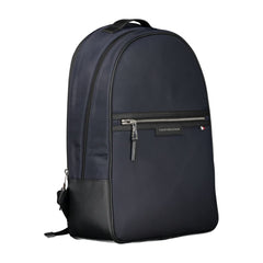 Mochila de poliéster azul Tommy Hilfiger