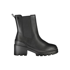 Bota de poliéster negra de Tommy Hilfiger