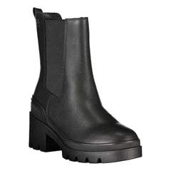 Bota de poliéster negra de Tommy Hilfiger