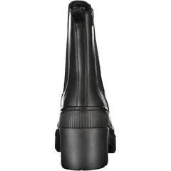 Bota de poliéster negra de Tommy Hilfiger