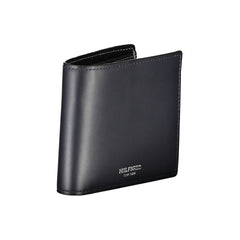 Cartera de cuero azul Tommy Hilfiger