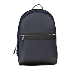 Mochila de poliéster azul Tommy Hilfiger