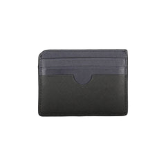 Cartera de cuero negra Tommy Hilfiger