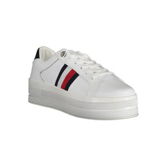 Zapatillas blancas de poliéster de Tommy Hilfiger