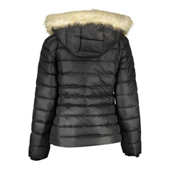 Chaquetas y abrigos de poliéster negros de Tommy Hilfiger