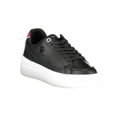 Zapatillas Tommy Hilfiger negras de poliéster